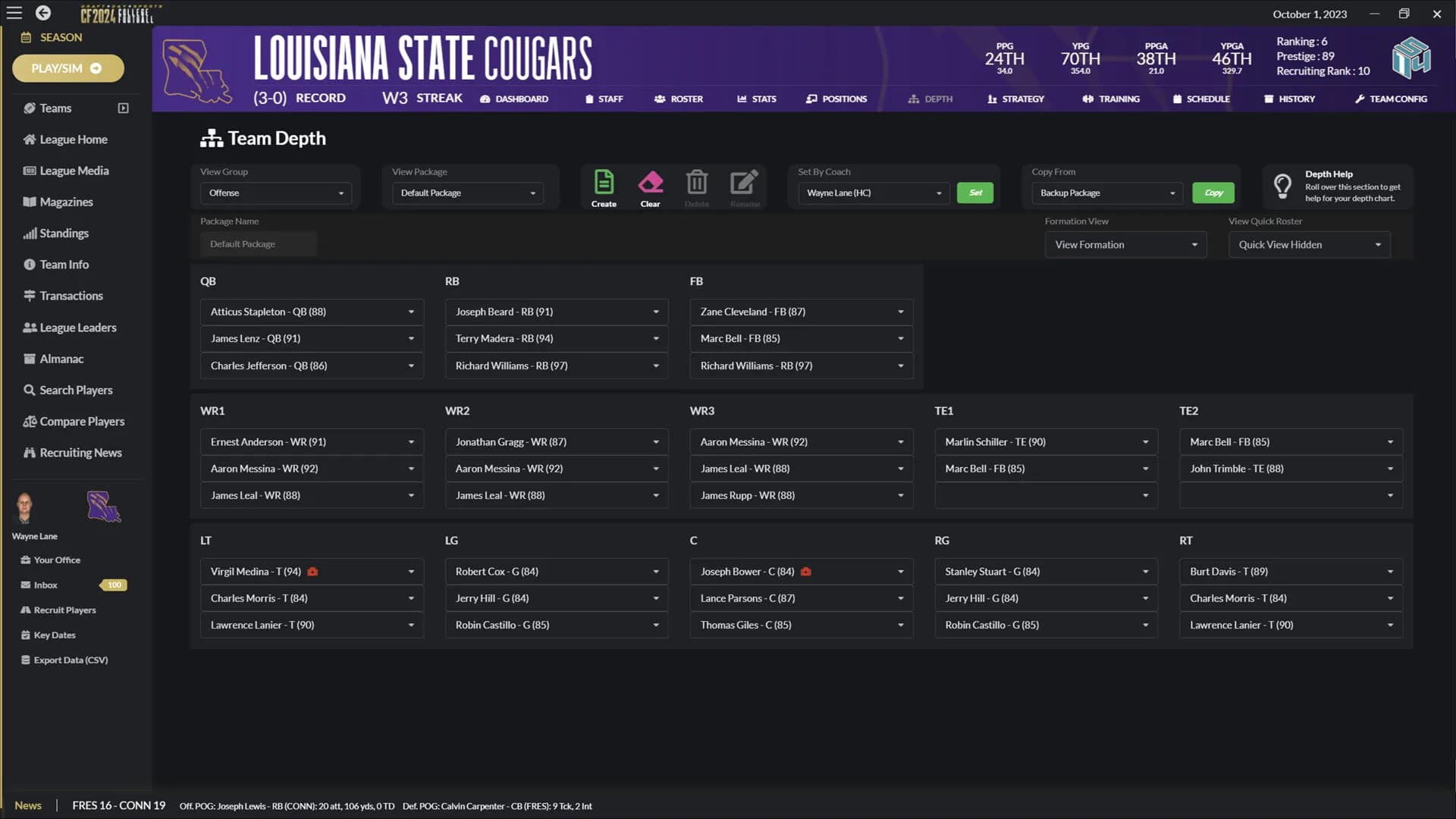 Draft Day Sports: College Football 2024 görsel 6