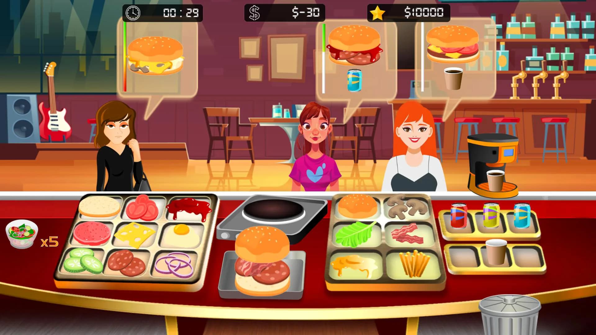 Burger Restaurant Simulator görsel 2