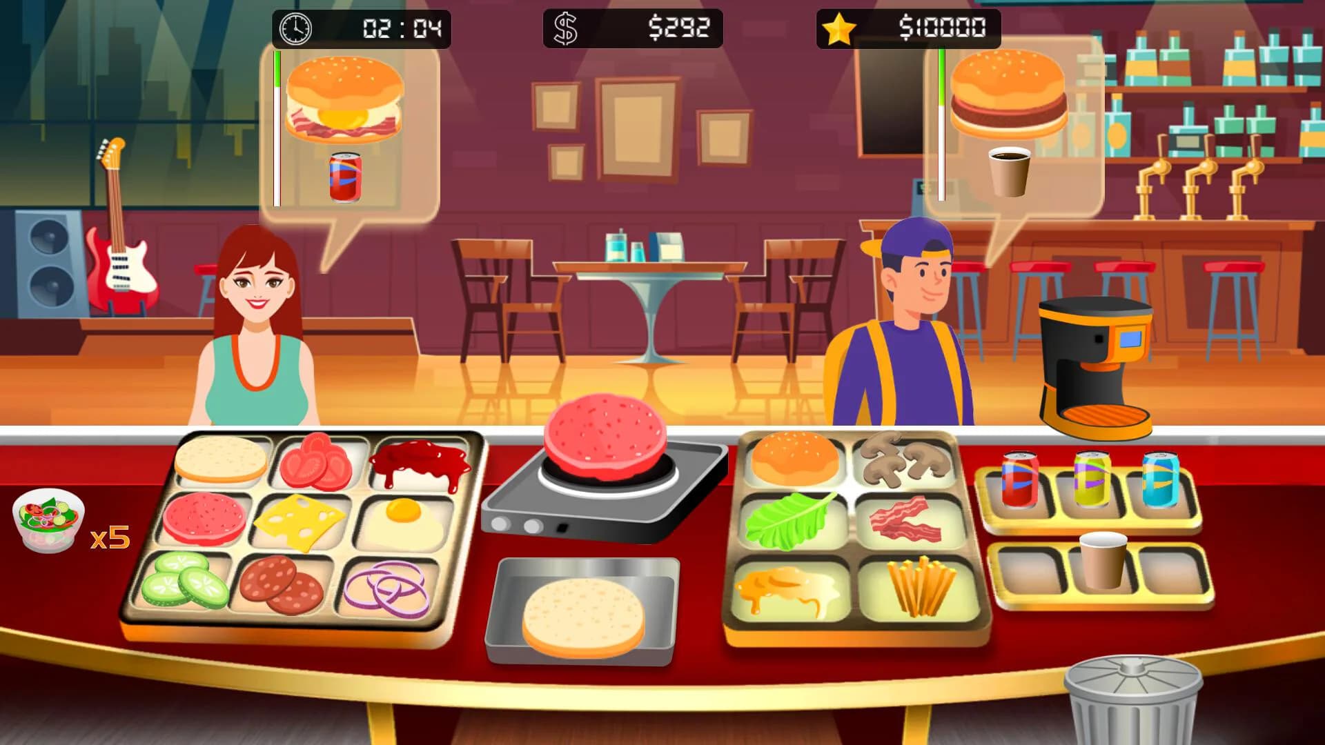 Burger Restaurant Simulator görsel 3