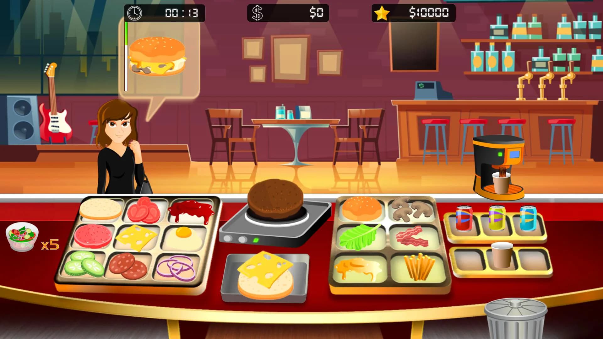Burger Restaurant Simulator görsel 4
