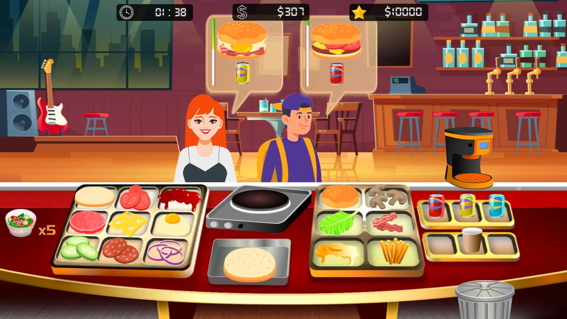 Burger Restaurant Simulator görsel 5