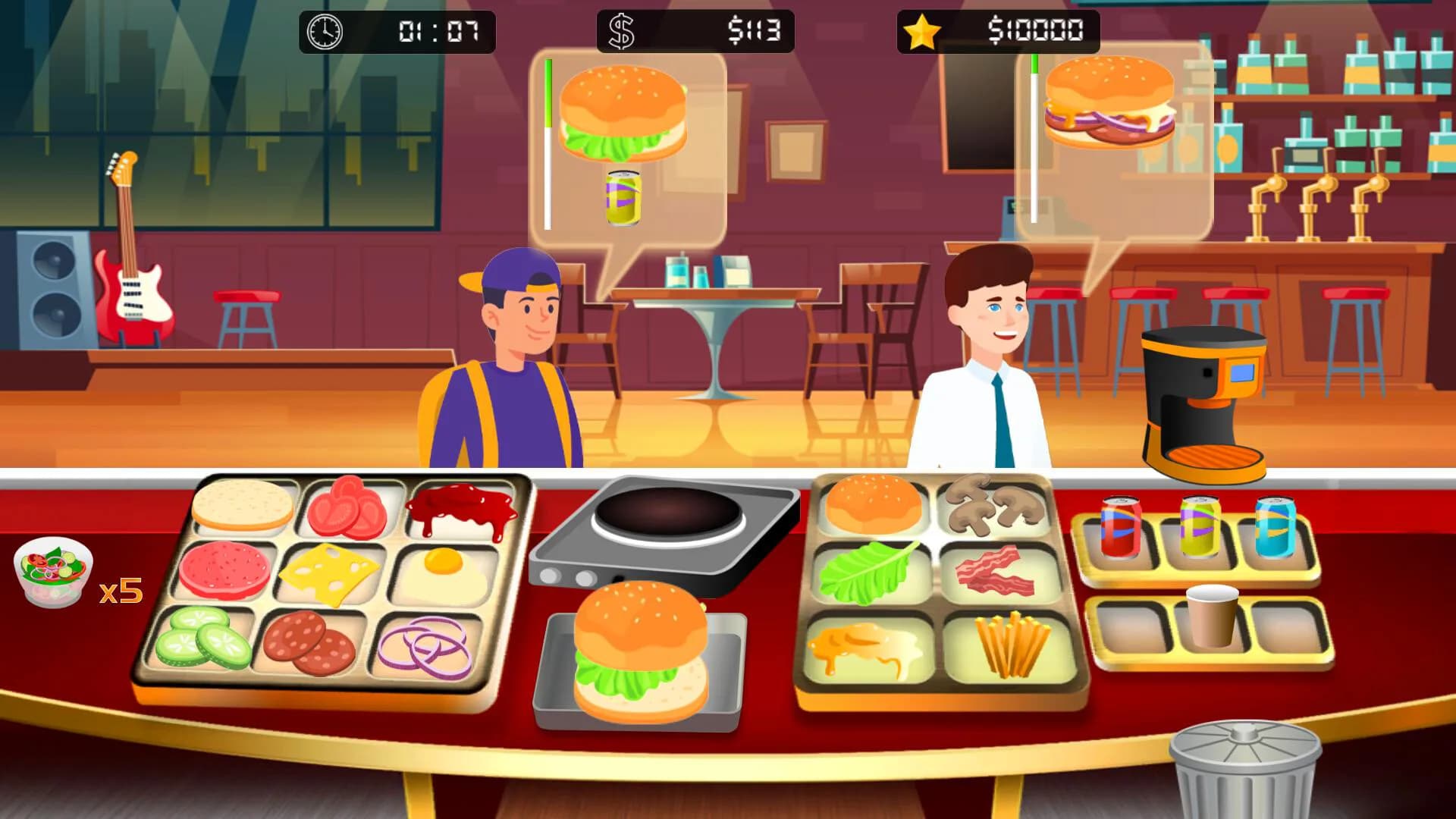 Burger Restaurant Simulator görsel 6