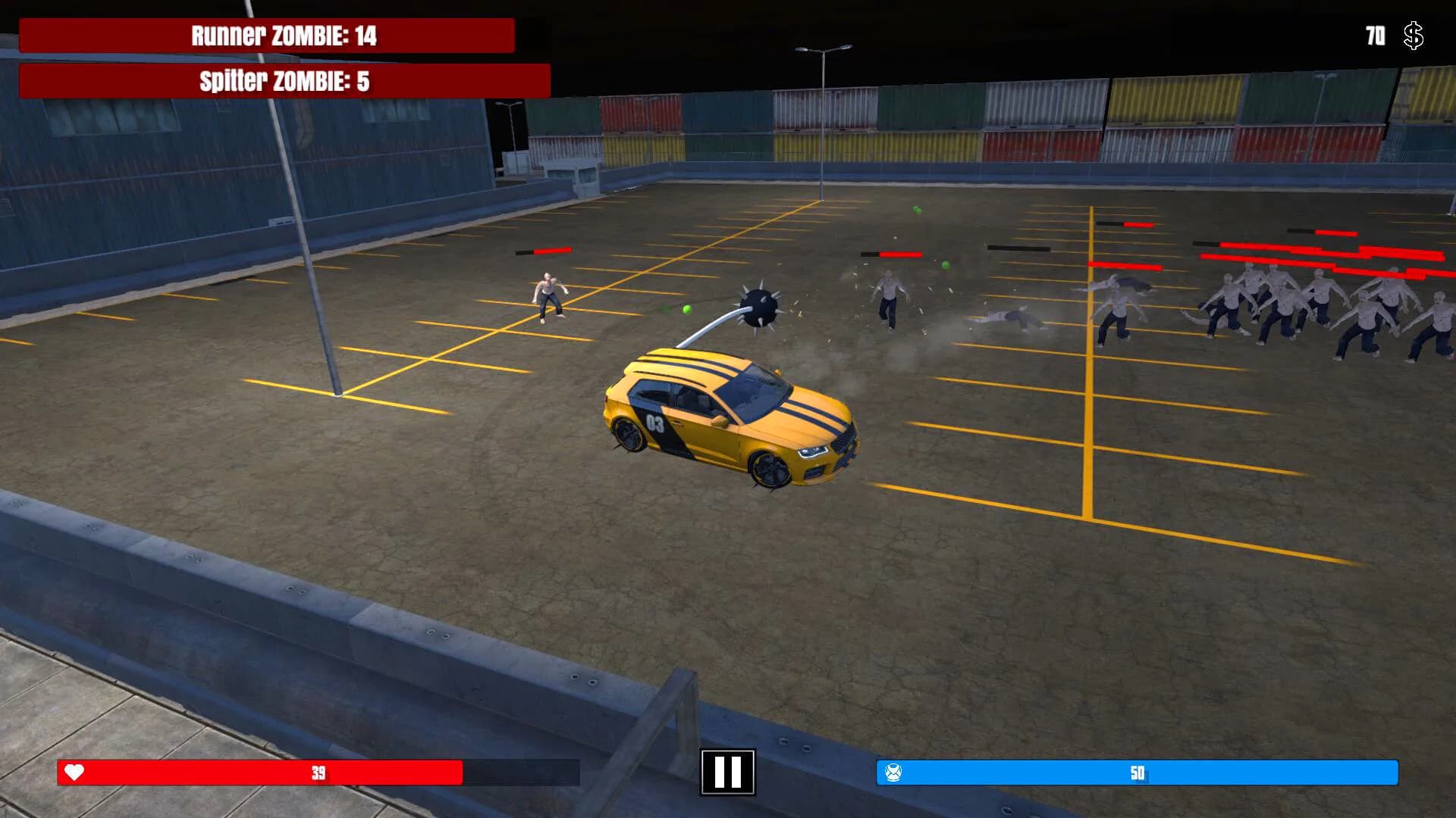 Drift Cars Zombie Crusher görsel 2