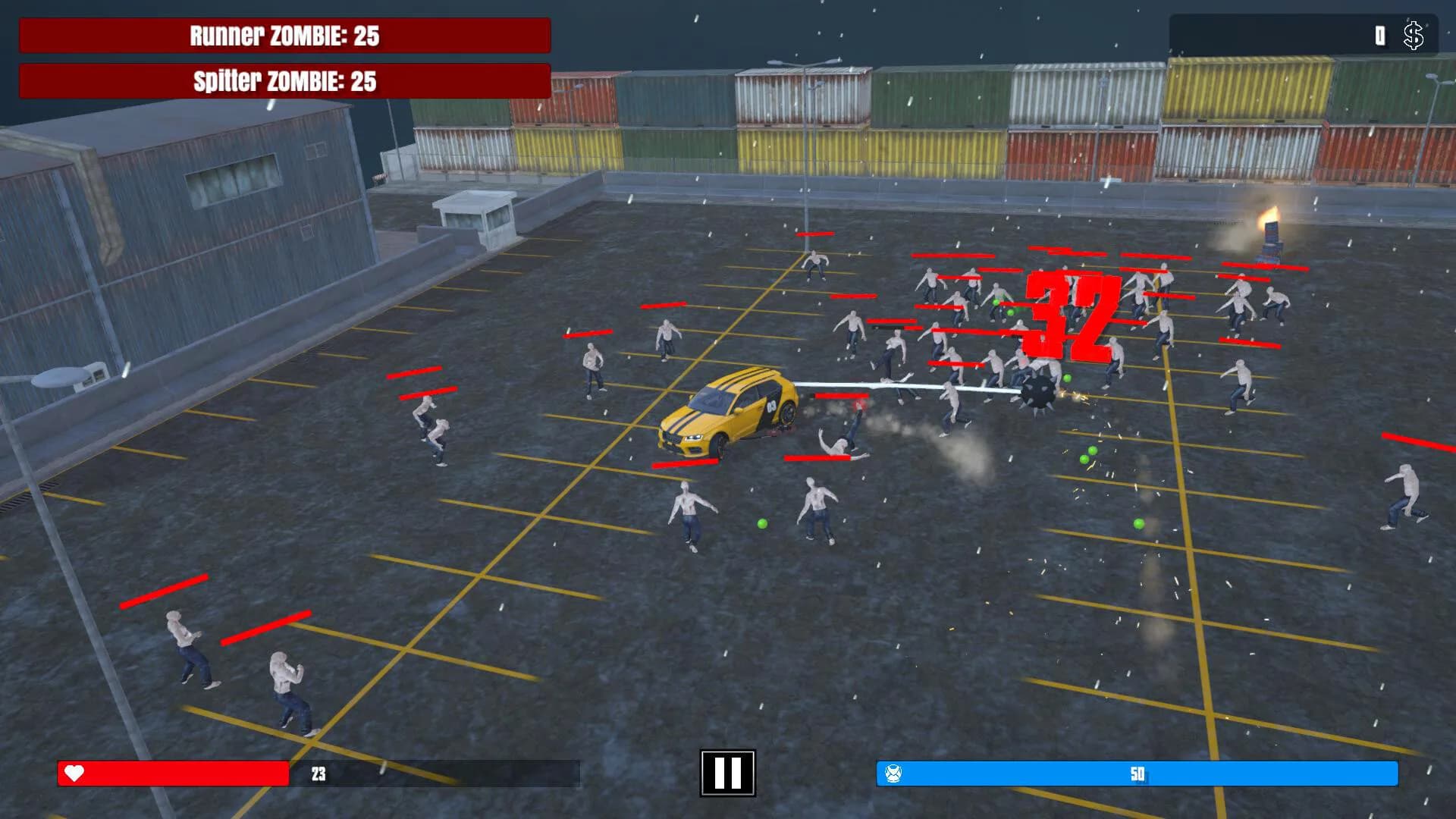 Drift Cars Zombie Crusher görsel 3