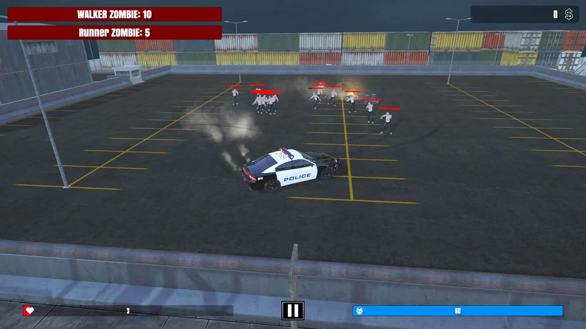 Drift Cars Zombie Crusher görsel 4