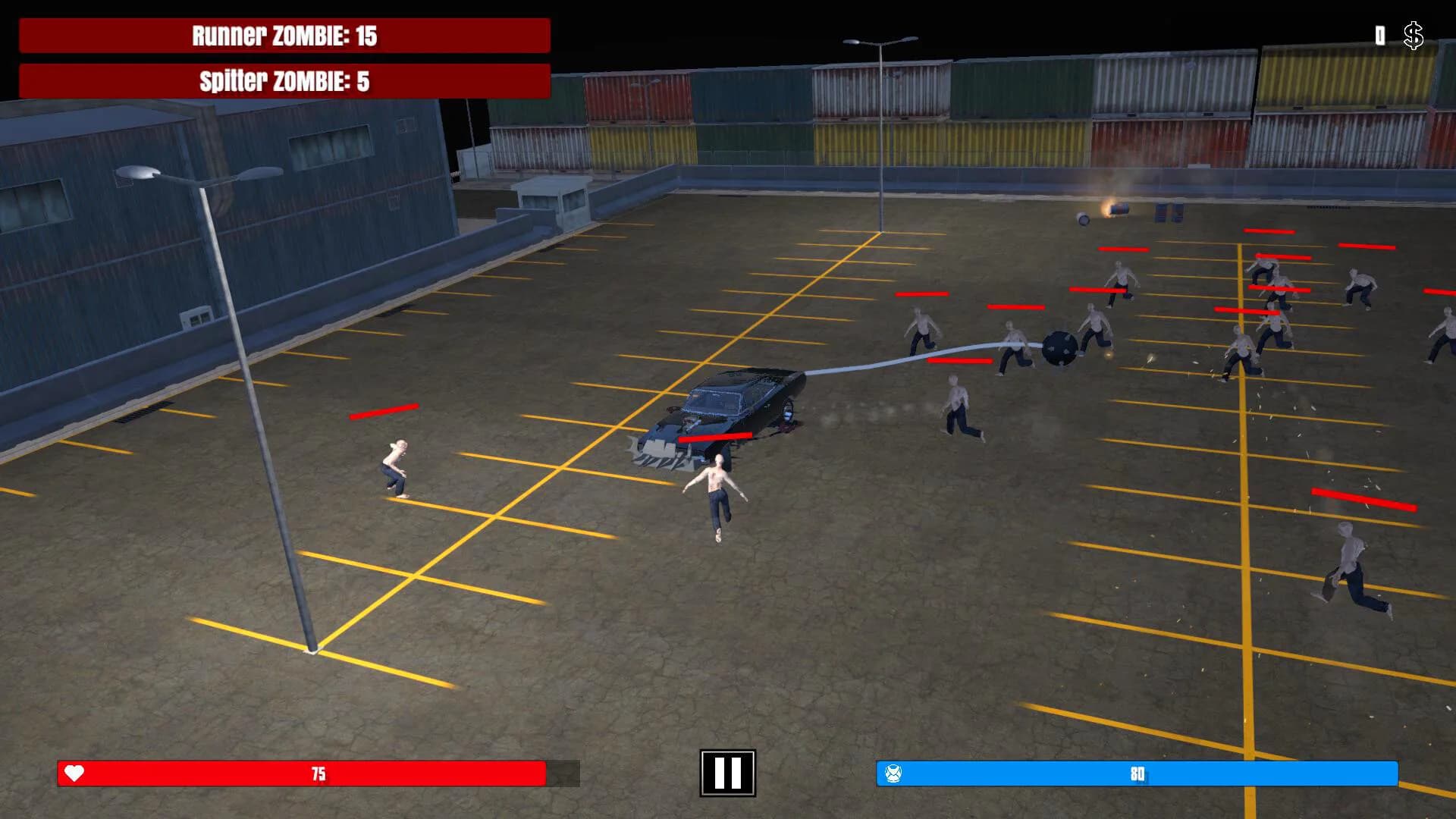 Drift Cars Zombie Crusher görsel 5