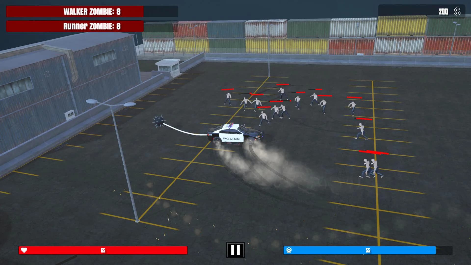 Drift Cars Zombie Crusher görsel 6