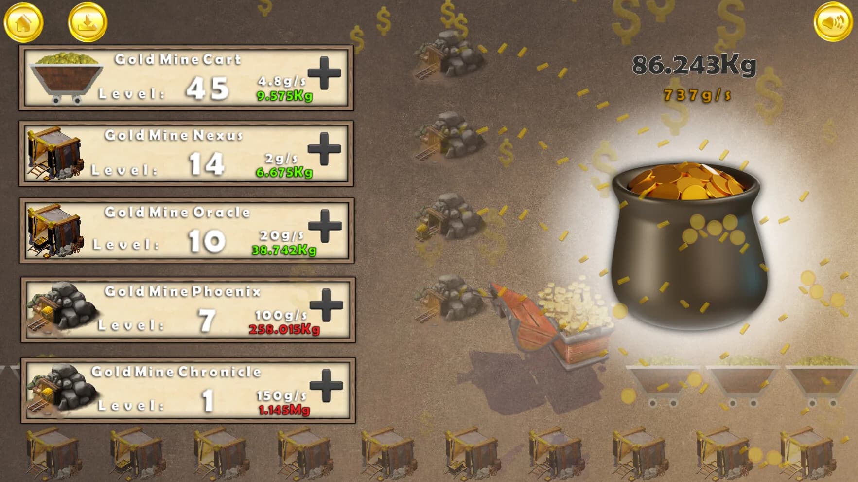 Gold Rush Clicker görsel 2
