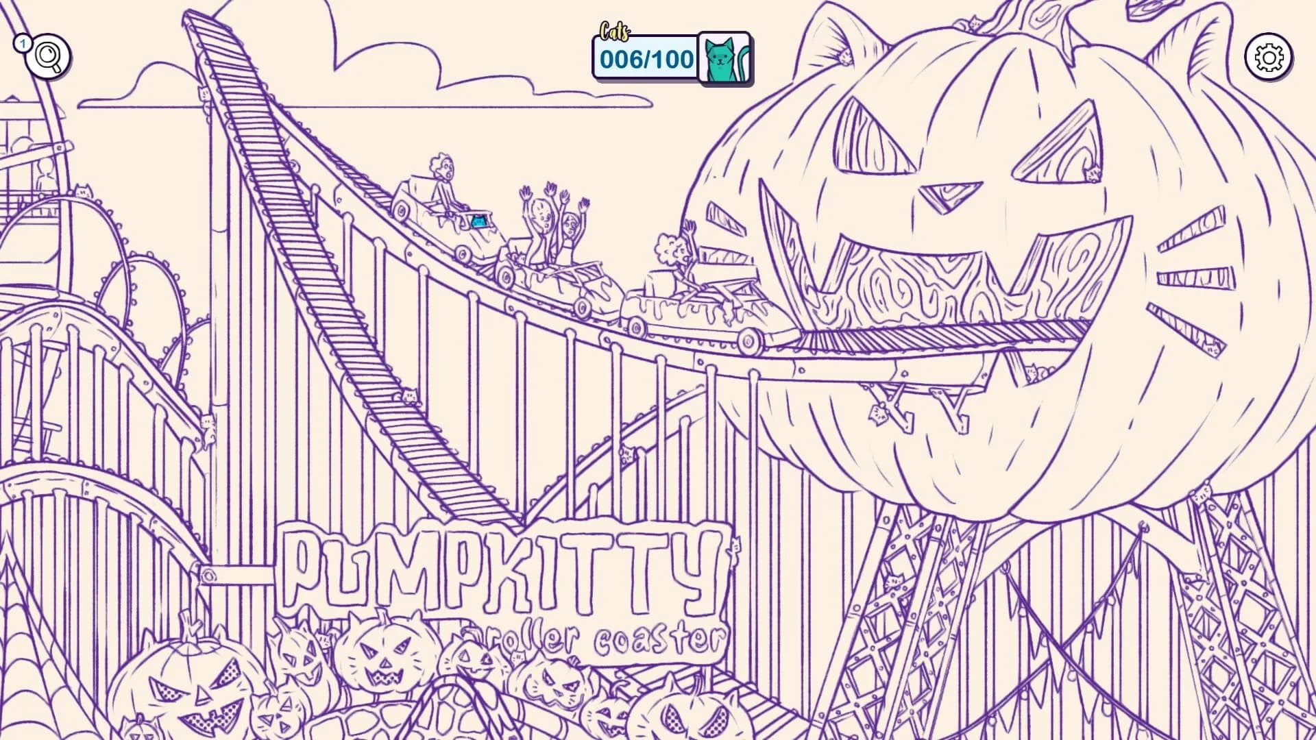 Hidden Cats in Spooky Town görsel 10