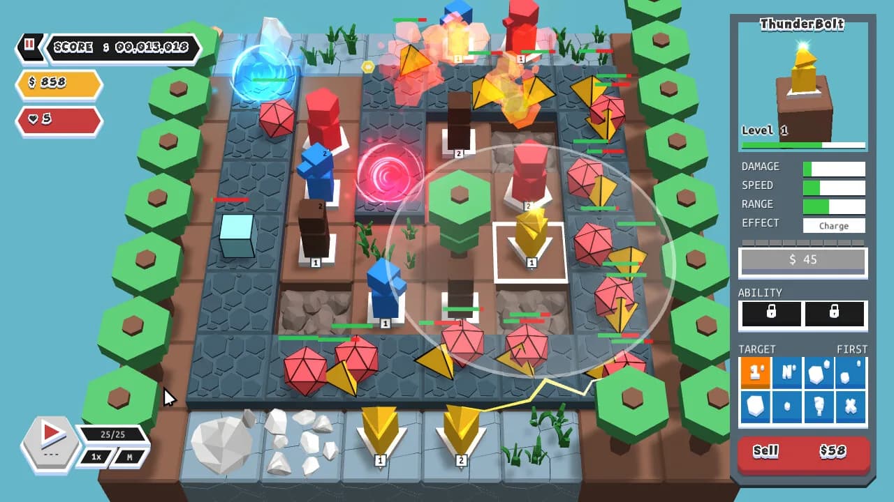 Polygons Tower Defense görsel 3