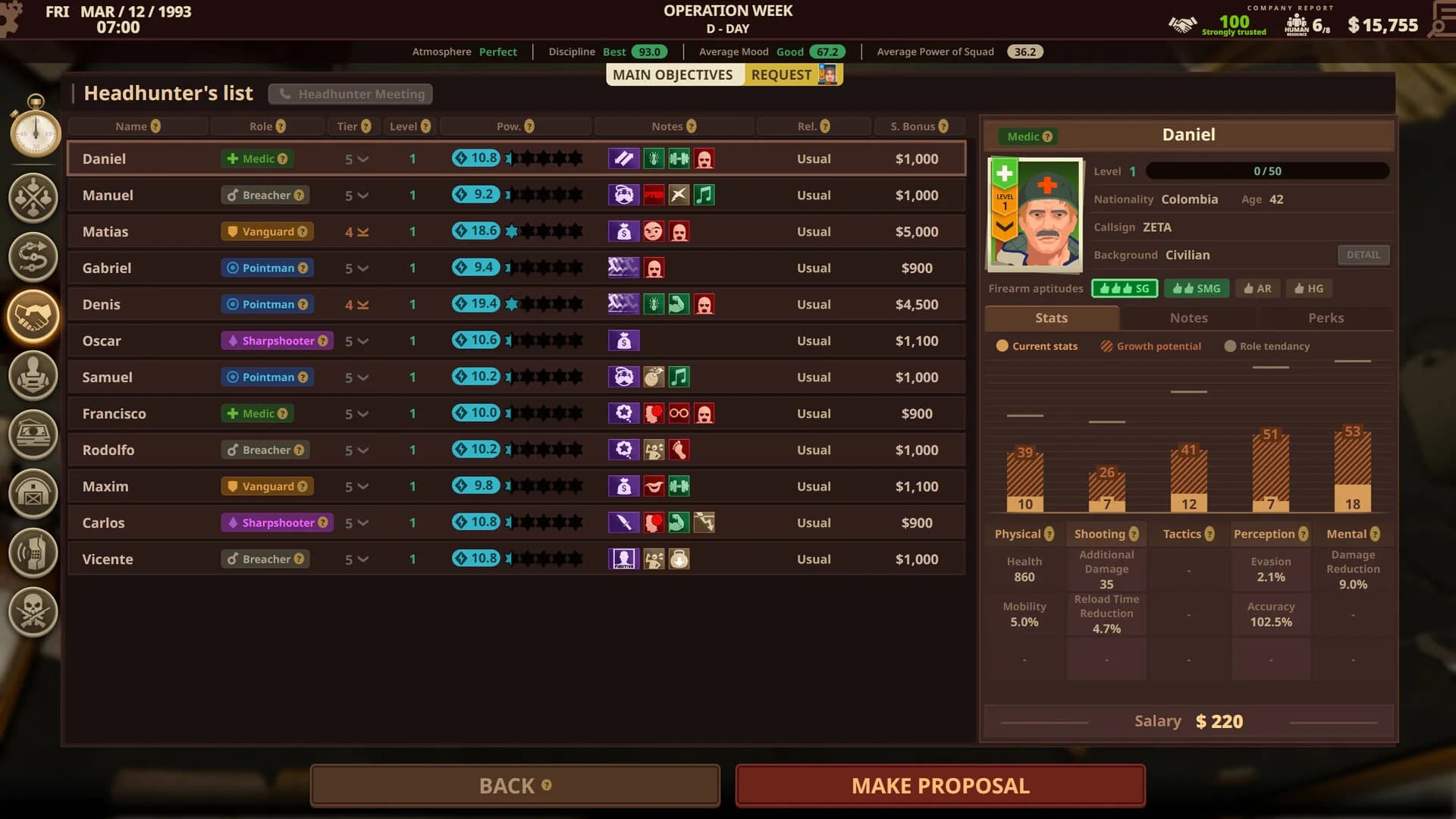 Private Military Manager: Tactical Auto Battler görsel 6