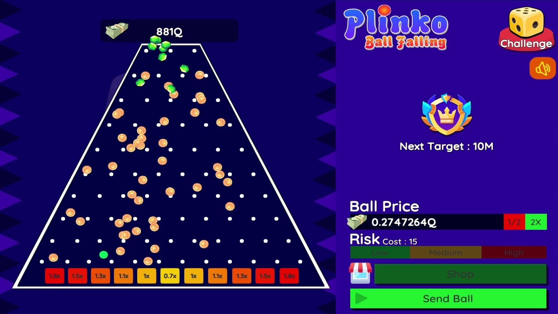Plinko : Ball Falling 3D-2D görsel 4