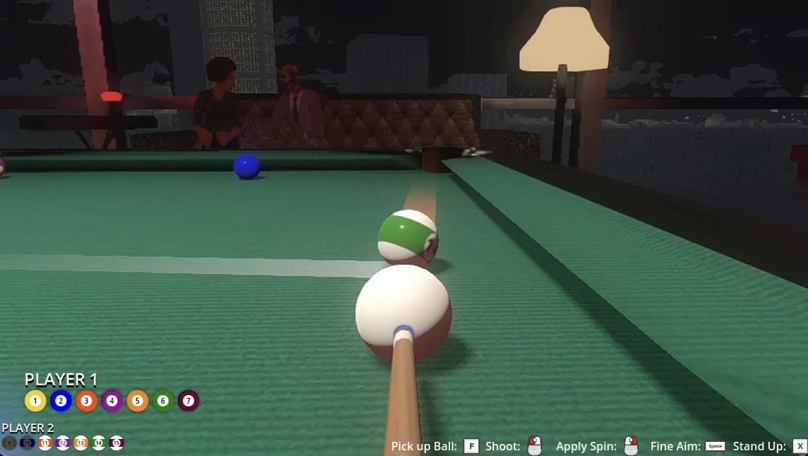 Friends Play Pool görsel 2