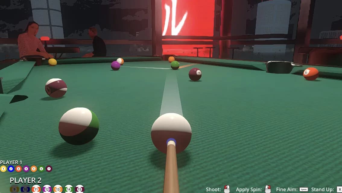 Friends Play Pool görsel 12