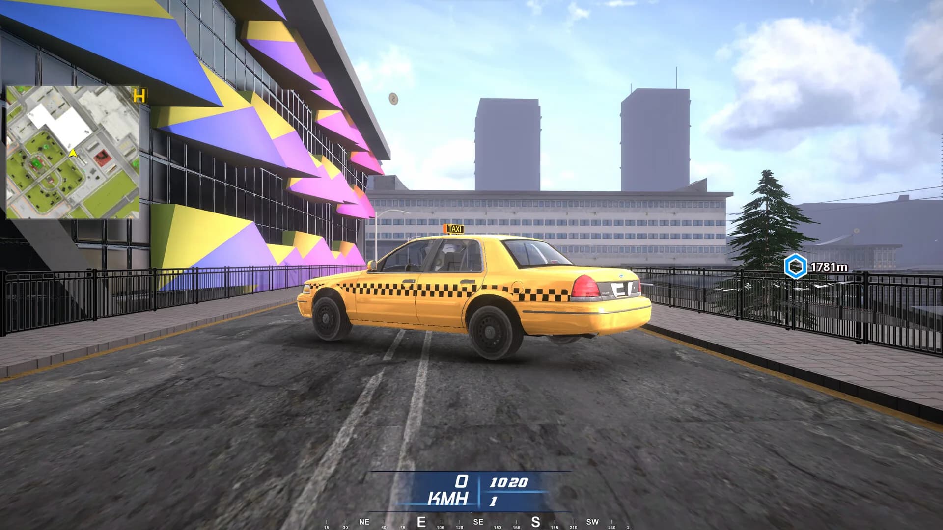 Taxi Simulator in City görsel 3