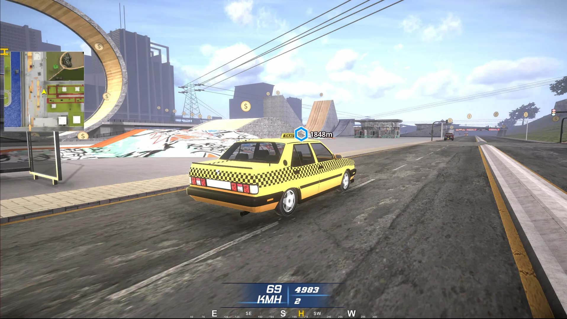 Taxi Simulator in City görsel 14