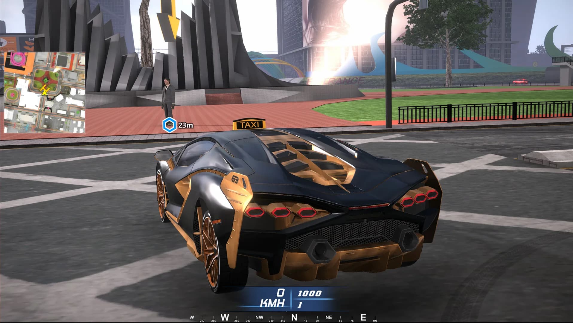 Taxi Simulator in City görsel 4