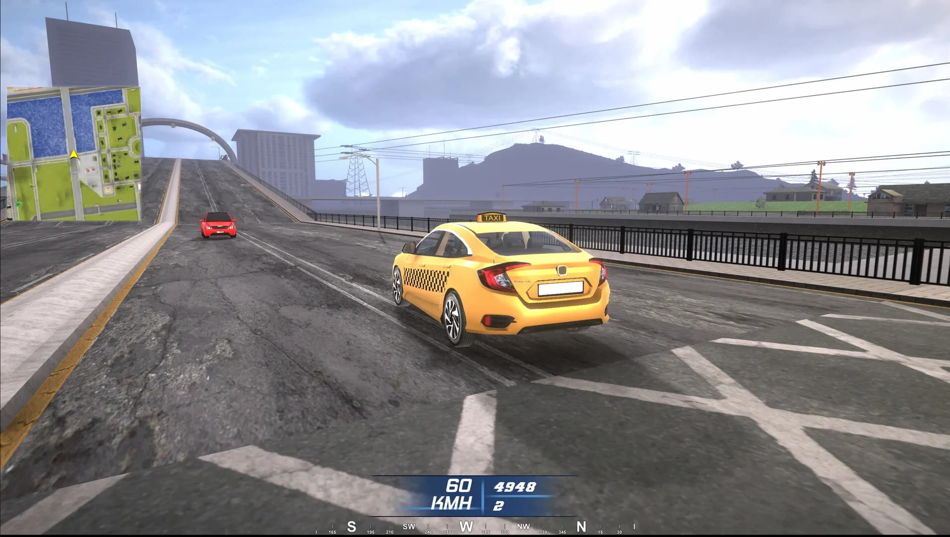 Taxi Simulator in City görsel 8