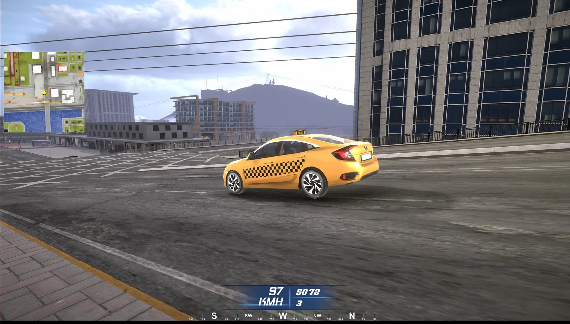 Taxi Simulator in City görsel 9