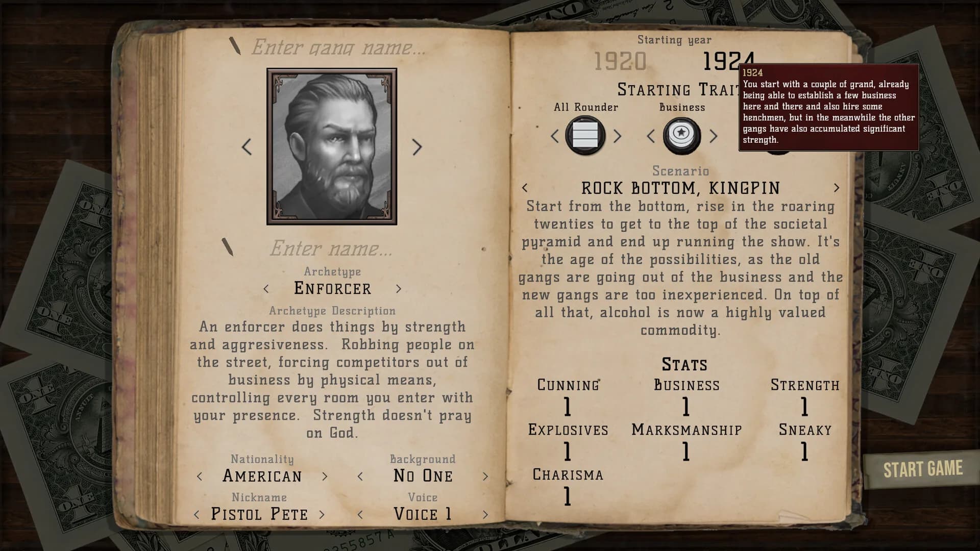 DOUGH: A Crime Strategy RPG görsel 11