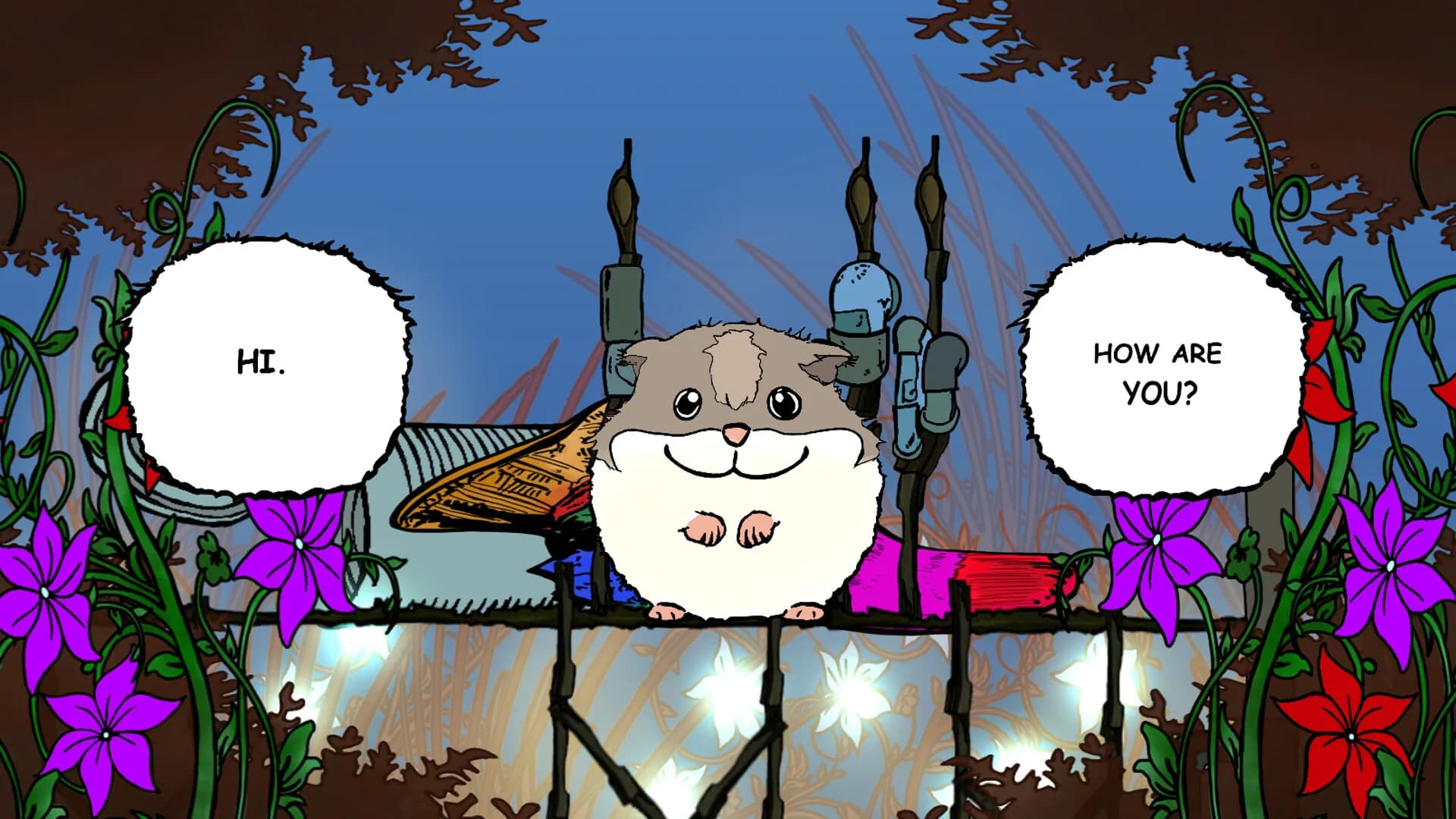 Visual novel for the kids: Lumi And Baby - Hamster And Baby Dragon görsel 2