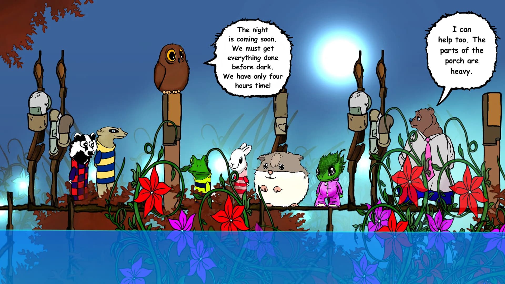 Visual novel for the kids: Lumi And Baby - Hamster And Baby Dragon görsel 5