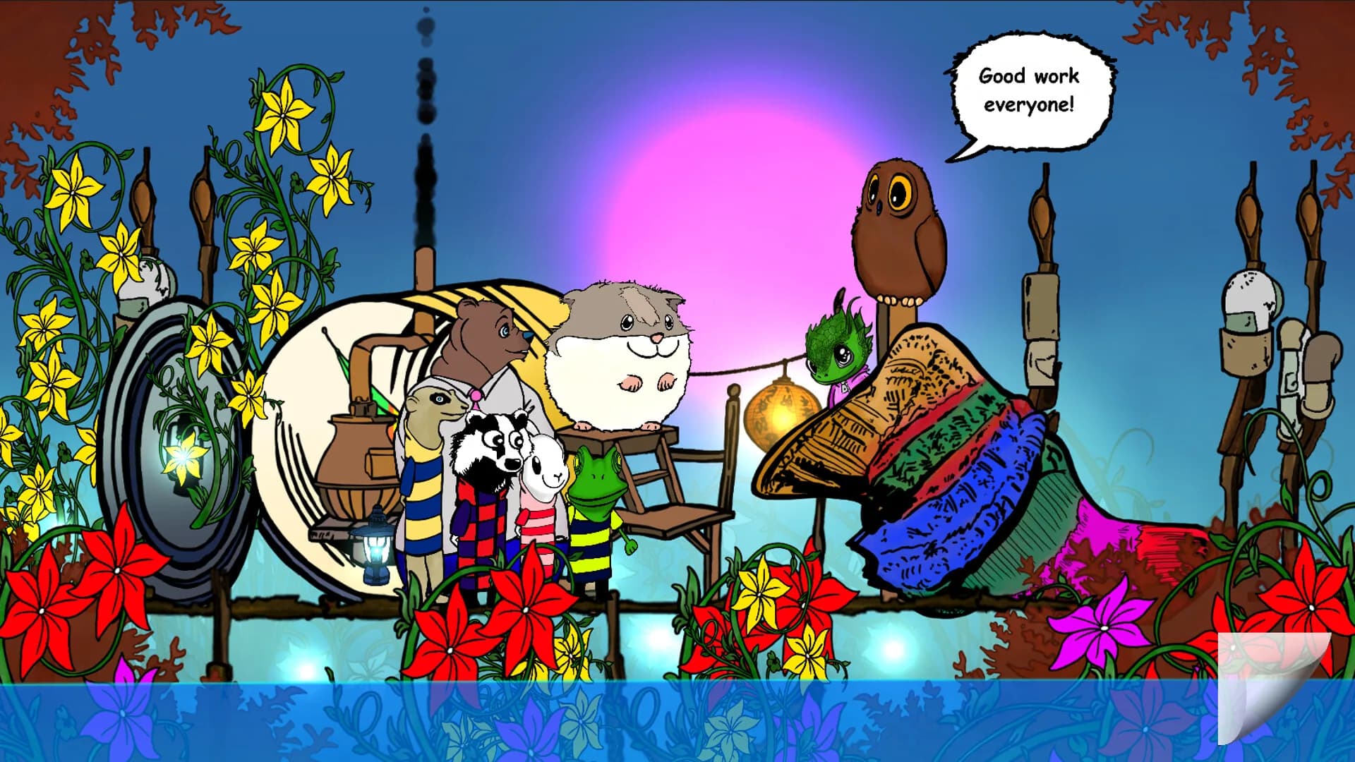Visual novel for the kids: Lumi And Baby - Hamster And Baby Dragon görsel 7