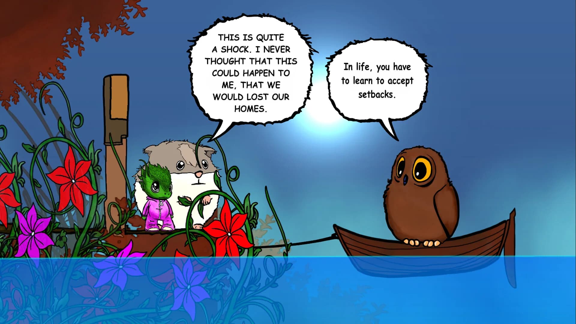Visual novel for the kids: Lumi And Baby - Hamster And Baby Dragon görsel 9