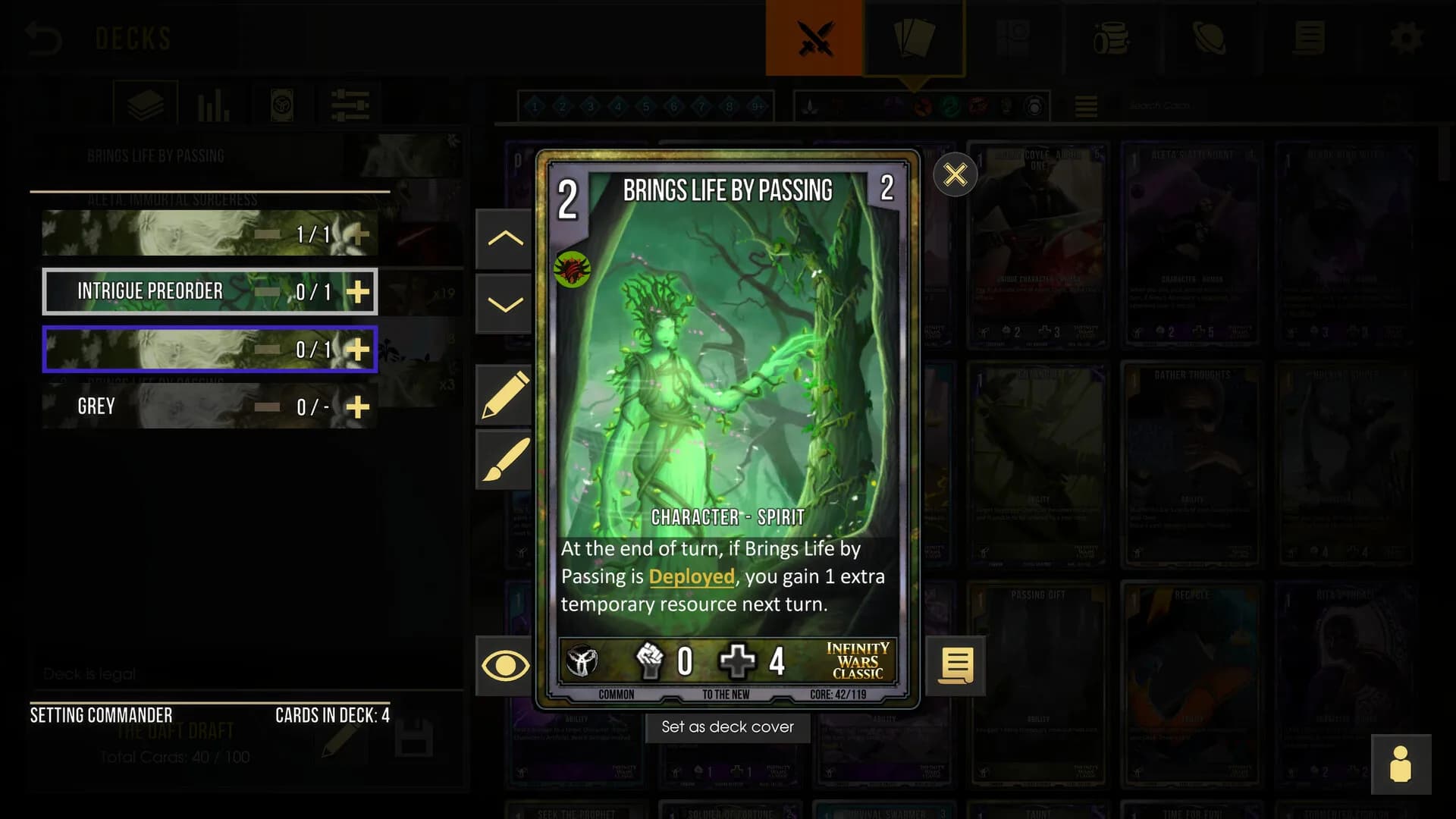 Infinity Wars: Animated Trading Card Game görsel 4