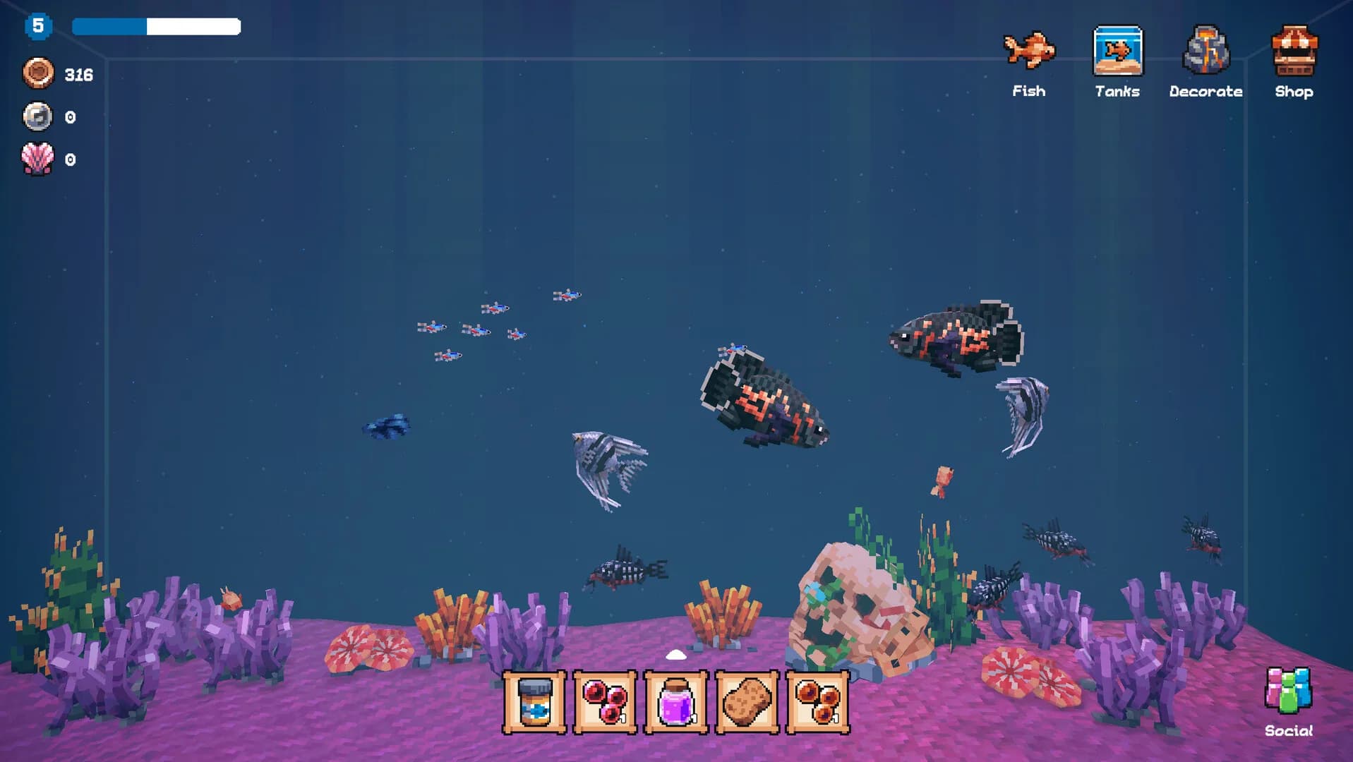 Tiny Aquarium: Social Fishkeeping görsel 6