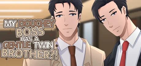 My Douchey Boss Has a Gentle Twin Brother?! - BL Visual Novel görsel 1
