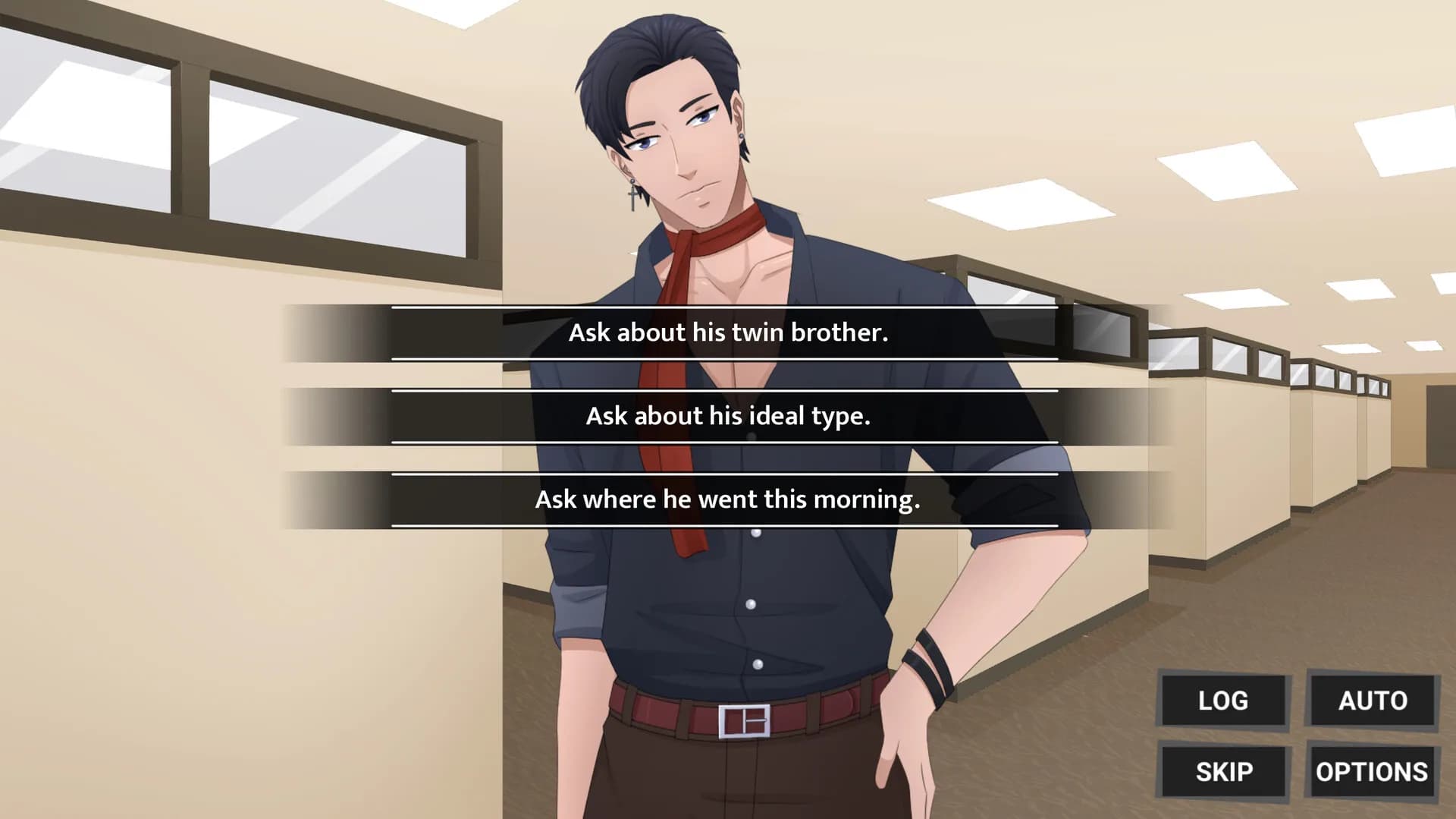 My Douchey Boss Has a Gentle Twin Brother?! - BL Visual Novel görsel 4