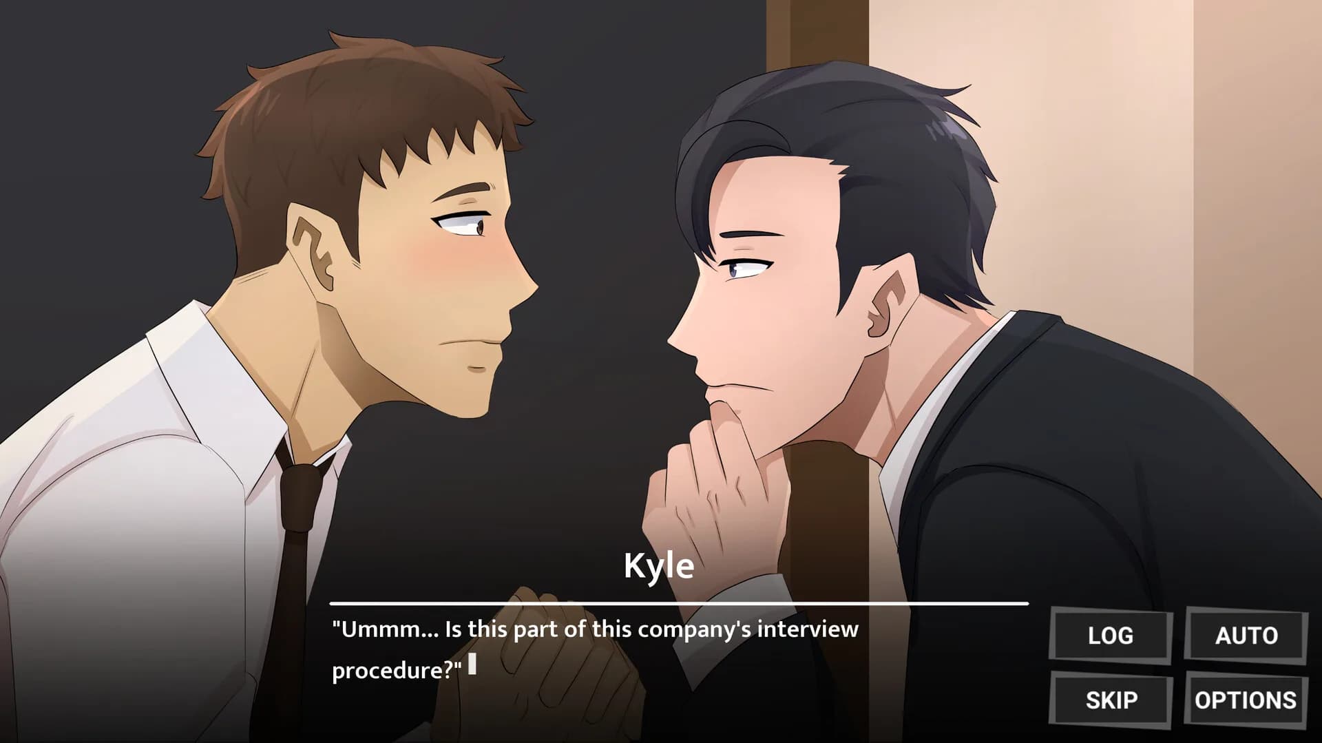 My Douchey Boss Has a Gentle Twin Brother?! - BL Visual Novel görsel 8