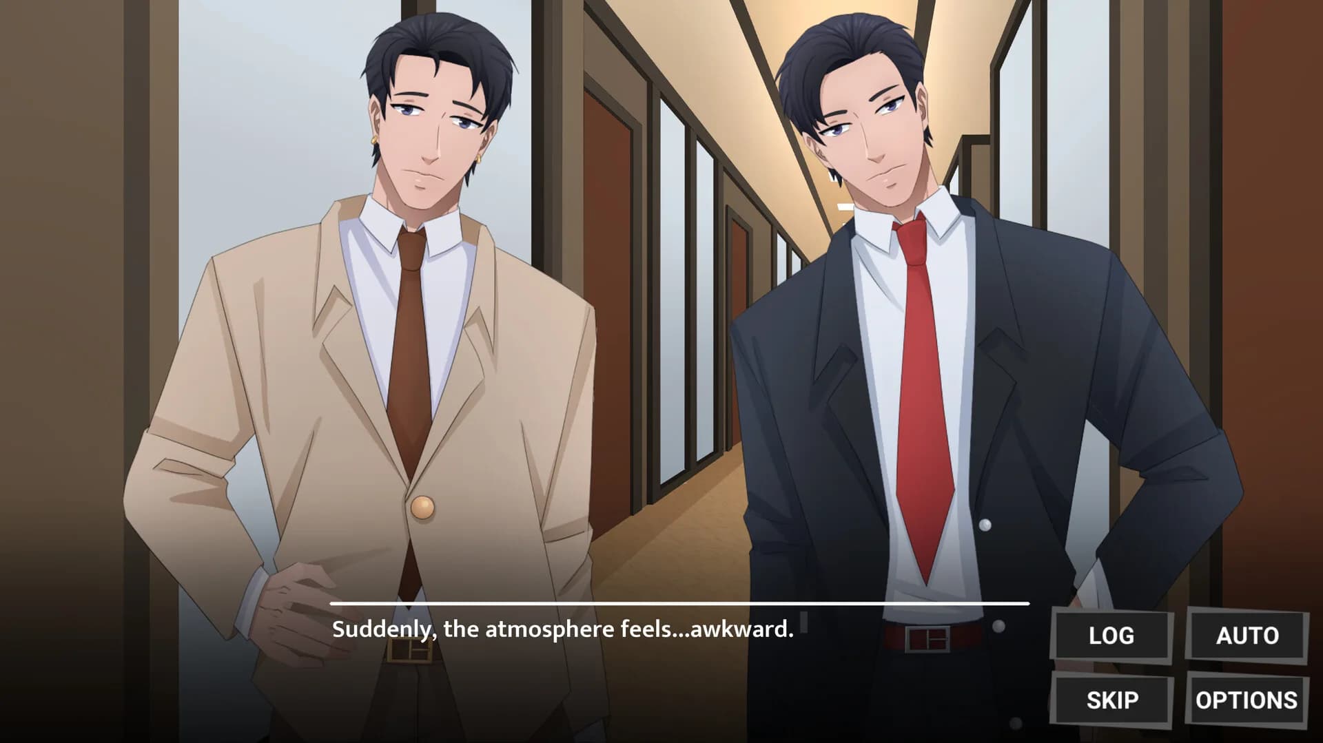My Douchey Boss Has a Gentle Twin Brother?! - BL Visual Novel görsel 10