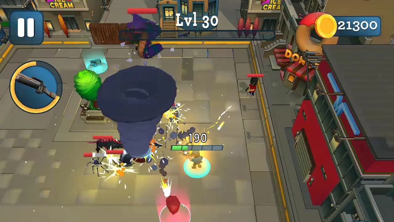 Rogue City: Casual Top Down Shooter görsel 3