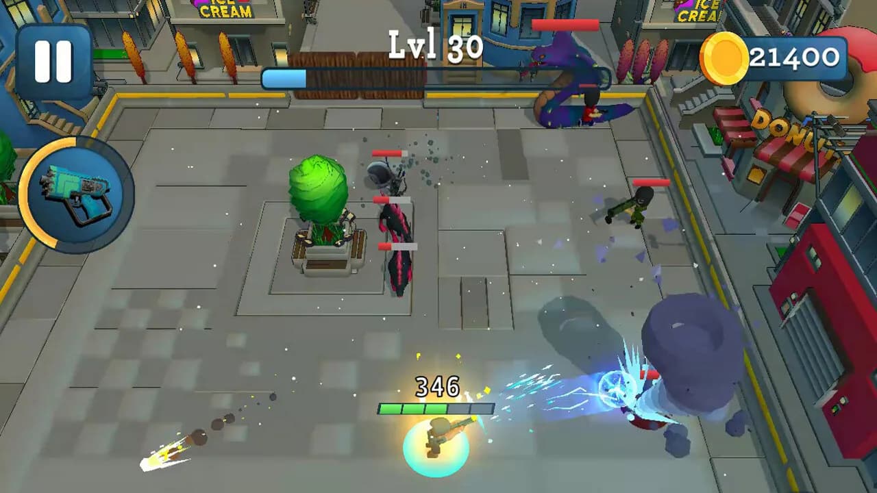 Rogue City: Casual Top Down Shooter görsel 5