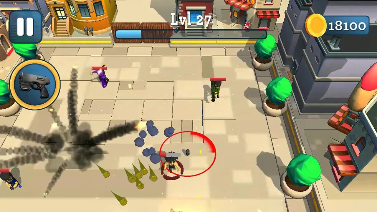 Rogue City: Casual Top Down Shooter görsel 6