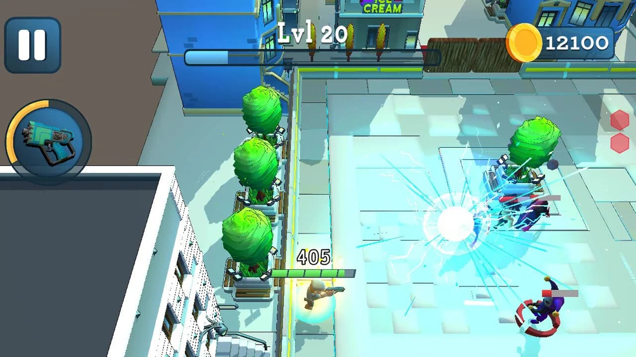 Rogue City: Casual Top Down Shooter görsel 9