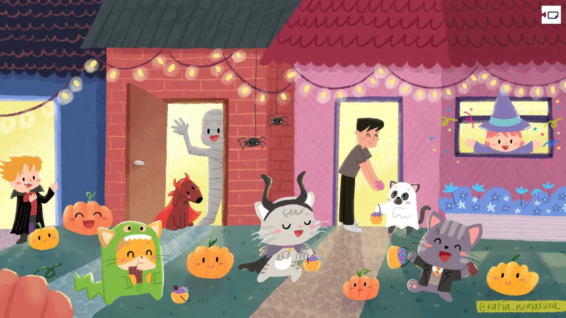 Buddy and Friends on Halloween görsel 5