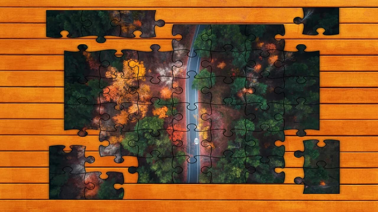 Golden Leaf Jigsaw Puzzles görsel 3