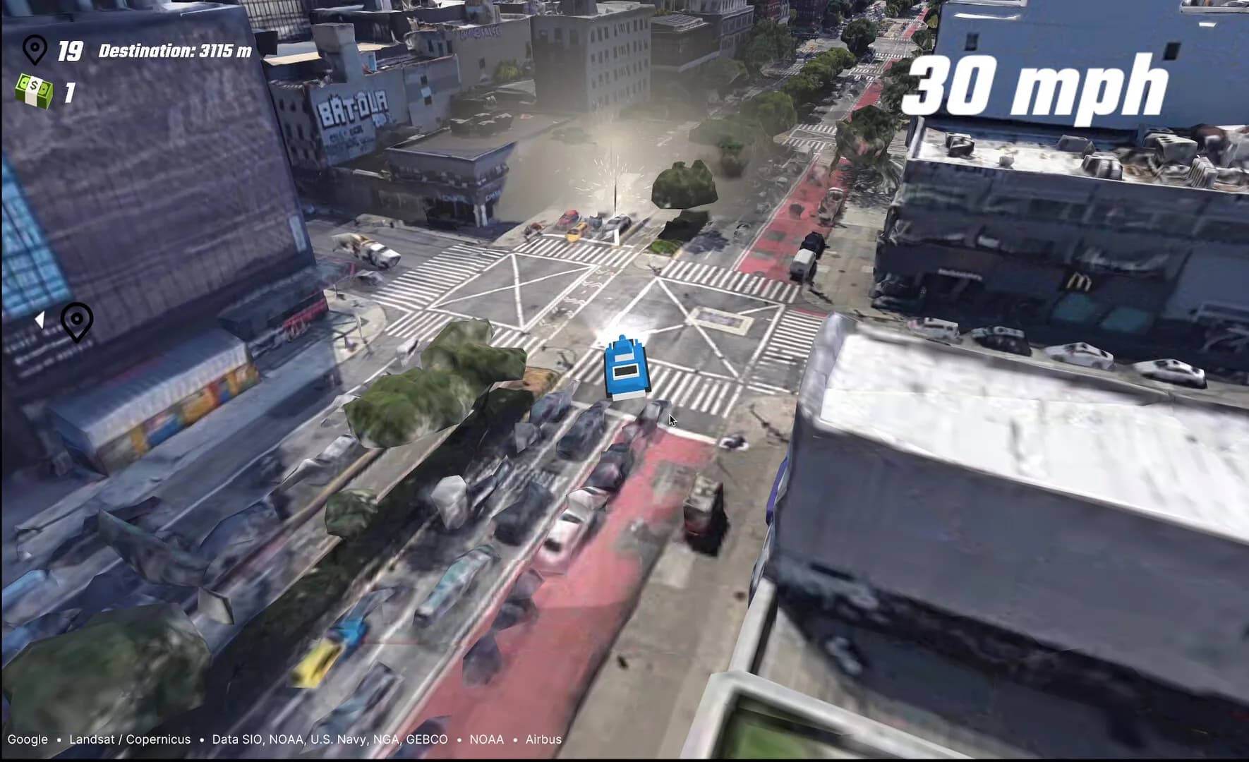 EarthKart: Google Maps Driving Simulator görsel 8