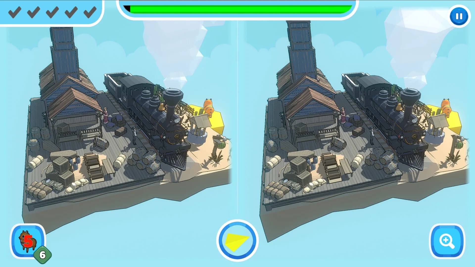 Spot the Diff 3D görsel 3