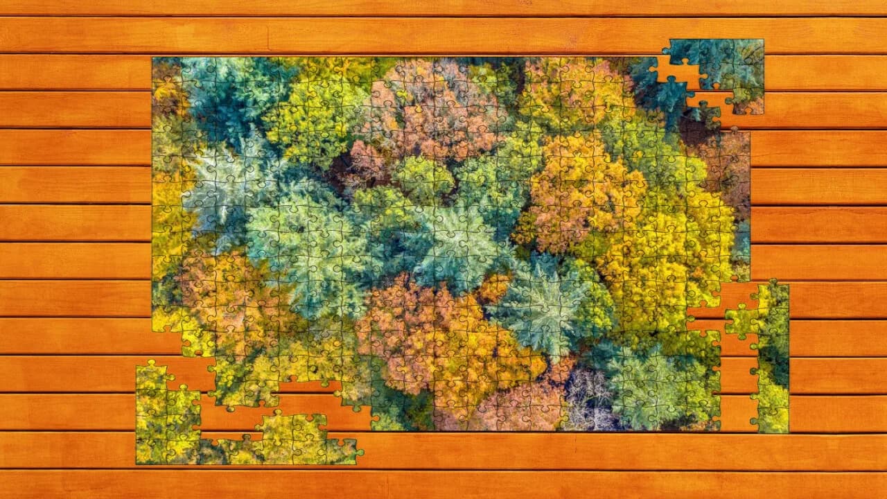 Aerial Nature Jigsaw Puzzles görsel 2