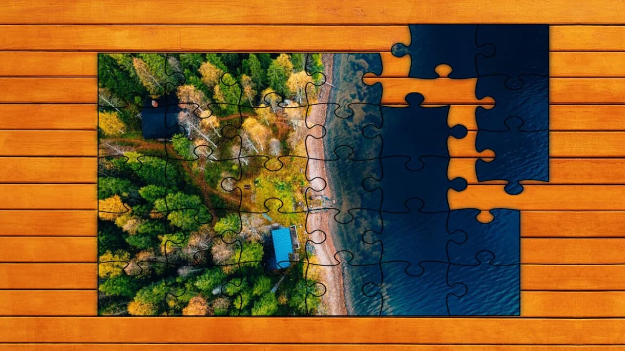 Aerial Nature Jigsaw Puzzles görsel 3