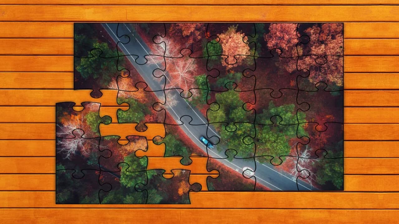 Aerial Nature Jigsaw Puzzles görsel 4