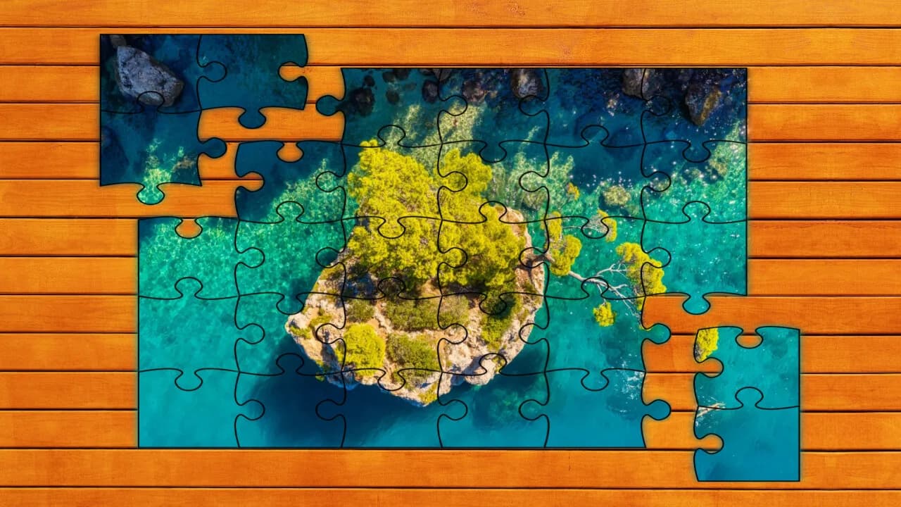 Aerial Nature Jigsaw Puzzles görsel 7