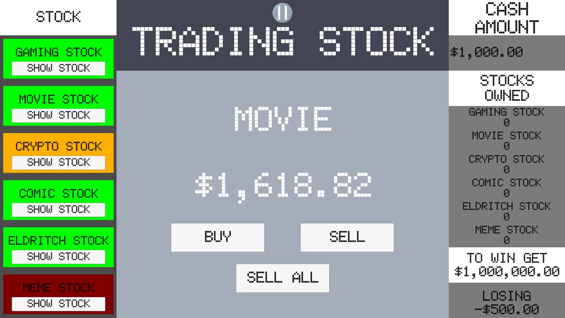 Simple Stock Trading Simulator görsel 6