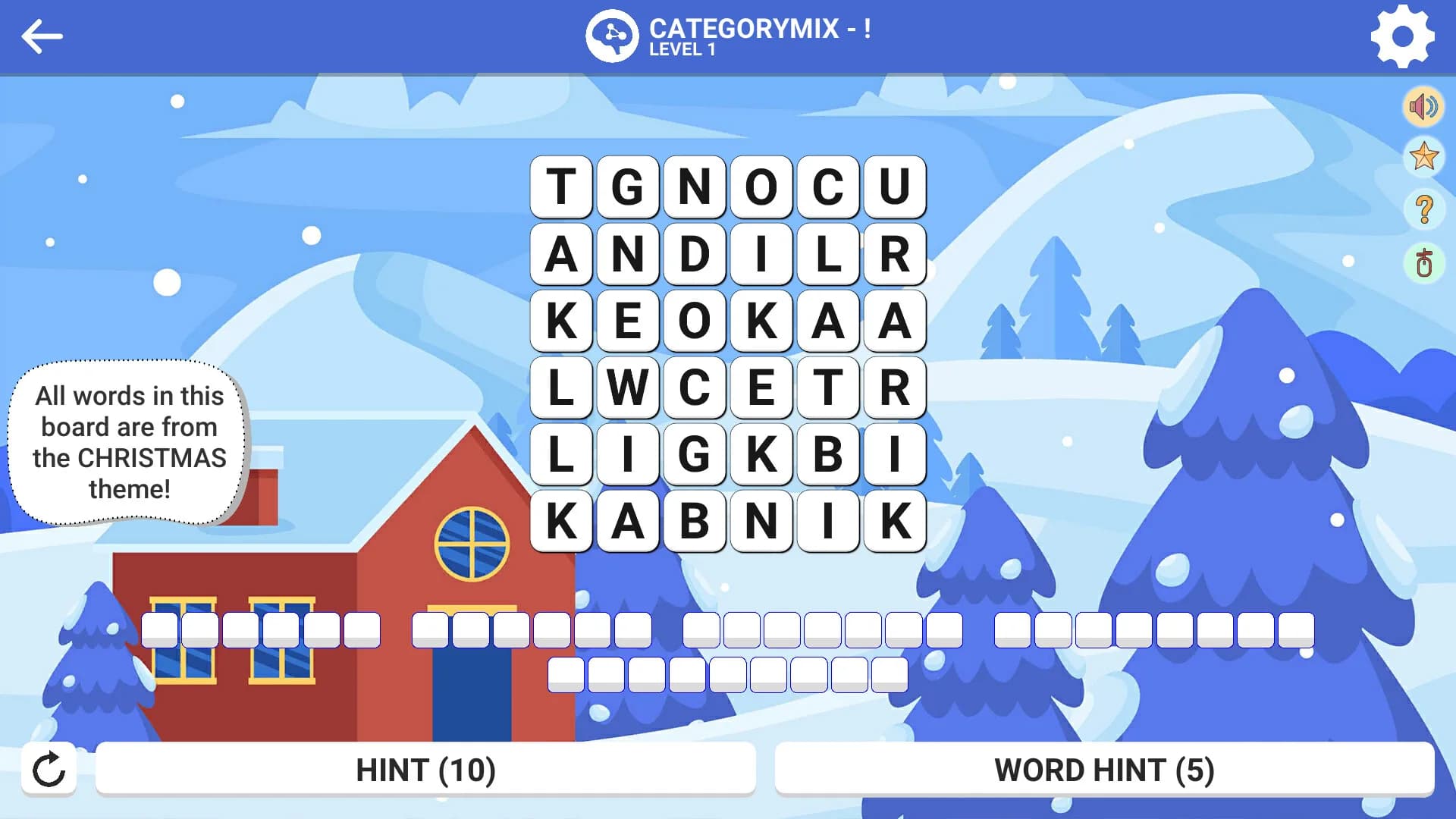 Square Word: Hello Winter!❄️ görsel 5