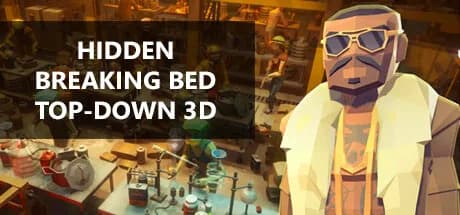 Hidden Breaking Bed Top-Down 3D görsel 1