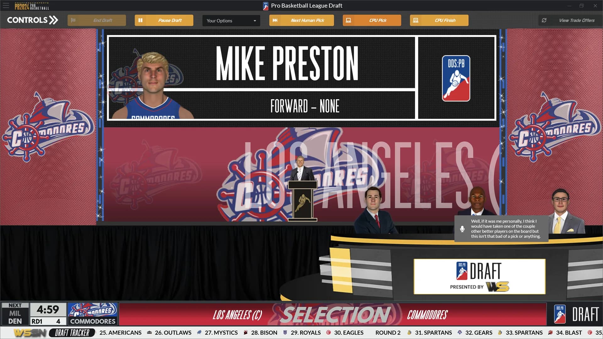 Draft Day Sports: Pro Basketball 2024 görsel 3